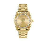 Hugo - Montre habillée en acier inoxydable - Homme - Accessoires - Jaune - Taille: ONE Size