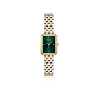 HUGO Montre rectangulaire bicolore à cadran vert - Style #COSY, 58565068 Couleur dorée pcs.