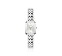 HUGO Montre rectangulaire en acier inoxydable à cadran blanc argenté - Style #COSY, 58565067 Couleur argentée pcs.