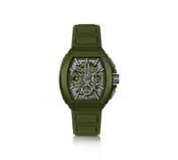 HUGO Montre verte à cadran squelette et sangle en silicone - Style #HUGO ID SKELETON, 58733311 Vert pcs.