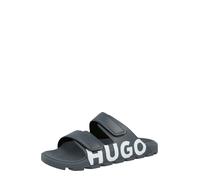 HUGO Mule 'Evander' gris / blanc, Taille 40