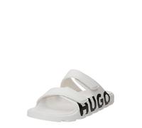 HUGO Hommes Evander Sand Sandales à Logo avec Deux Brides Auto-adhésives