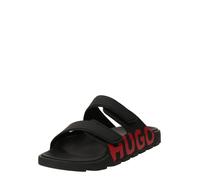 HUGO Mule 'Evander' rouge / noir, Taille 41