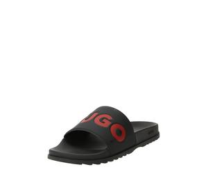 HUGO Mule 'Match It Slid' rouge / noir, Taille 46