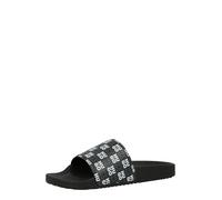 HUGO Mule 'Timein' gris basalte / noir / blanc, Taille 46