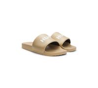 HUGO Mules avec bride rembourrée et logo contrastant - Style Timein_slid_pdemlg, 50568765 Beige 42