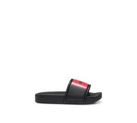 HUGO Mules enfant avec étiquette logo rouge - Style G01179/09B27, G01179 Noir 35