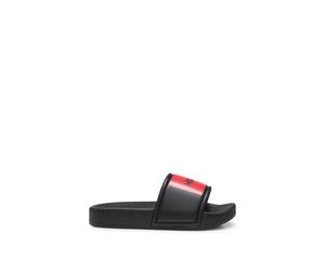 HUGO Mules enfant avec étiquette logo rouge - Style G01179/09B27, G01179 Noir 35