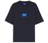 Hugo Nayonix 10258299 Blue Short Sleeve T-shirt Bleu M Homme