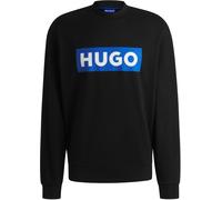 HUGO Hommes Niero Sweat en Molleton avec Logo imprimé
