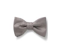 HUGO Nœud papillon en soie avec carreaux en jacquard - Style Bow tie dressy, 50557319 Gris pcs.