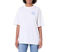 HUGO Oversize_Tee_b_5 T-Shirt, Blanc 100, S Femmes