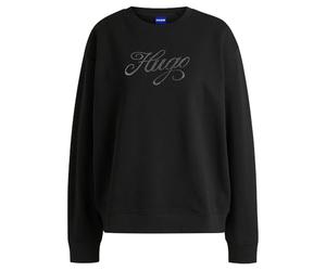 HUGO Oversized Crew_B_2 10266045 01, Maillot de survêtement Femme, Black001,