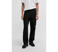 HUGO Pantalon cargo Baggy en coton ripstop - Style Gabio251D, 50535406 Noir XL