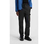 HUGO Pantalon cargo Regular Fit en coton ripstop - Style Garlo233, 50493865 Noir 46
