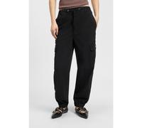 HUGO Pantalon cargo Relaxed en coton stretch - Style Hisune-1-D_B, 50511288 Noir 42