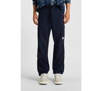 HUGO Pantalon cargo Relaxed en ripstop imitation denim - Style Gadic242W, 50552121 Bleu foncé S