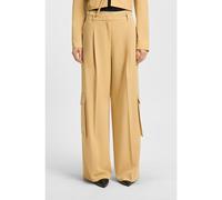 HUGO Pantalon cargo Relaxed en tissu stretch - Style Herota, 50538656 Beige 46