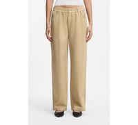 HUGO Pantalon coupe décontractée en coton - Style Hidaya-1_B, 50560085 Beige 34