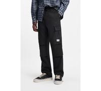 HUGO Pantalon coupe décontractée en tissu ripstop - Style Gadic242, 50545643 Noir S