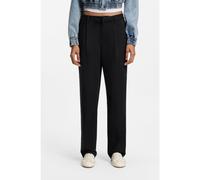 HUGO Pantalon coupe décontractée en twill de coton stretch - Style Hulisea-1_B, 50555754 Noir 36