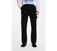 HUGO Pantalon de charpentier Regular en velours côtelé - Style Gonah264W, 50568465 Noir 36/32