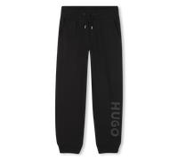 HUGO Bas de survêtement en coton mélangé avec logo imprimé pour enfant - Style G00362/09B04A, G00362 Noir 102