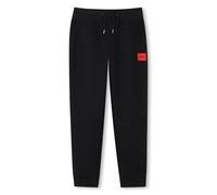 HUGO Bas de survêtement enfant en polaire avec étiquette logo - Style G01182/09B04A, G01182 Noir 162