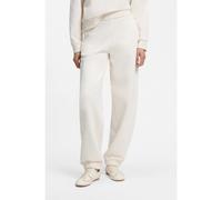 HUGO Pantalon de jogging Relaxed en coton à logo brodé - Style Nuembrie_B, 50563984 Naturel M