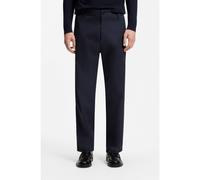 HUGO Pantalon droit en coton stretch mercerisé - Style Cino261, 50567278 Bleu foncé L
