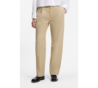HUGO Pantalon en coton taille basse avec détail de ceinture en paracorde - Style Hulisea-2_B, 50569273 Beige clair 40