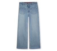 HUGO Jean enfant en denim stretch bleu à logo brodé - Style G01038/Z0404A, G01038 Bleu 114