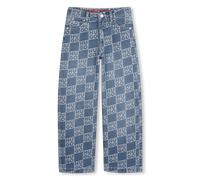 Hugo - Pantalon En Jean - Dble Stone+brossage - Fille - 4 Ans