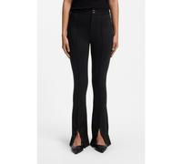 HUGO Pantalon évasé avec fentes sur le devant - Style Nereyel, 50563210 Noir L