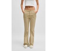 HUGO Pantalon évasé en coton stretch - Style Hizama-1-D_B, 50538278 Beige clair 36