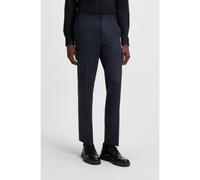 HUGO Pantalon Extra Slim en jersey stretch à micro imprimé - Style Hesten253F1X-H, 50544601 Bleu foncé 56