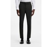 HUGO Pantalon Extra Slim en laine mélangée stretch - Style Hesten224E1X, 50476482 Noir 44