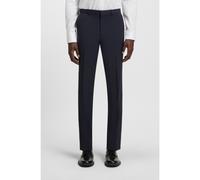 HUGO Pantalon Extra Slim en laine mélangée - Style Hesten253X-MH, 50540306 Bleu foncé 98