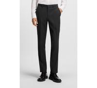HUGO Pantalon Extra Slim en popeline stretch à rayures tennis - Style Hesten253X, 50546670 Gris sombre 106