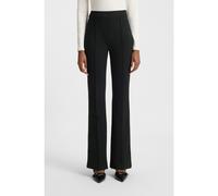 HUGO Pantalon Flared en jersey Punto Milano avec couture sur le devant - Style Nalvasi, 50542730 Noir XL