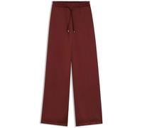 HUGO Pantalon Relaxed Fit en satin avec cordon de serrage à la taille - Style Hasanna-1, 50570935 Marron 36