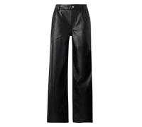 HUGO Pantalon Relaxed en similicuir avec poches plaquées - Style Hidaya-2_B, 50568887 Noir 38