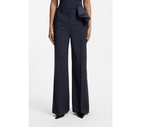 HUGO Pantalon large Regular en tissu stretch à rayures tennis - Style Hasmina, 50566085 Rayures bleues 38