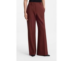 HUGO Pantalon large Regular - Style Hasmina, 50566625 Marron 40