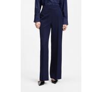 HUGO Pantalon large Regular - Style Himia-1, 50566604 Bleu foncé 40