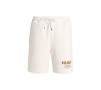 HUGO Pantalon 'Nomario' cognac / blanc cassé, Taille 38