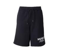 HUGO Short Loose en molleton de coton à logo imprimé - Style Nomario, 50510728 Noir M