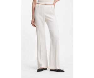 HUGO Pantalon Regular à coupe évasée - Style Hilotinna, 50559837 Naturel 44