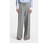 HUGO Pantalon Regular coupe large en tissu stretch chiné - Style Haminde, 50555897 Gris chiné 42