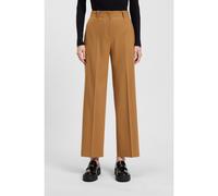 HUGO Pantalon Regular en flanelle chinée - Style Hulana-3, 50554953 Brun chiné 42